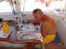 francis et sa passion, la peinture