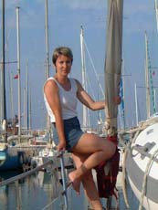 pause photo dans la marina de monastir