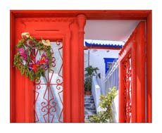 une fenêtre aux couleurs surprenantes