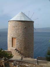 un ancien moulin à vent