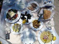 des "mezze"en guise d'apéro !