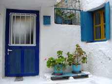 blanc et bleu, les couleurs de la Grèce