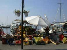le marché sur l'eau 