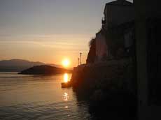 coucher de soleil sur Kastellorizo