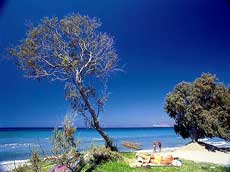 la plage de marmari