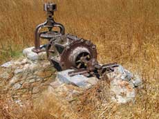 pompe d'irrigation dans les champs