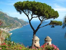 vue de la villa Ravello