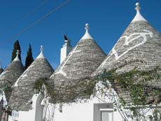 les fameux "trulli" des pouilles
