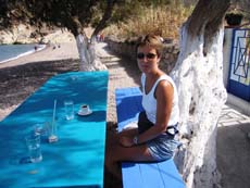Nat sur une plage de Patmos