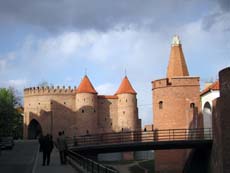 les fortifications de la ville